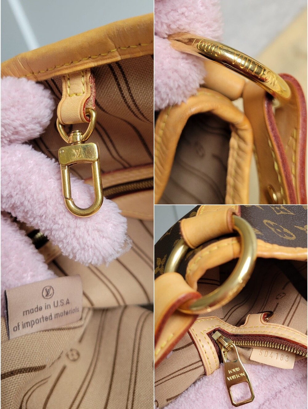 DISCONTINUED 💕Authentic Louis Vuitton DELIGHTFUL MM Hobo Shoulder Bag Monogram - Picture 13 of 16